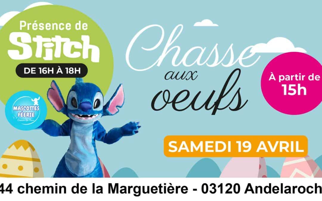 Participez à la chasse aux œufs dans la Loire et l’Allier le samedi 19 Avril pour Pâques !
